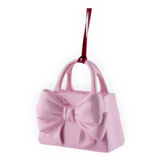 Handbag Ornaments 10cm - Pink or Black