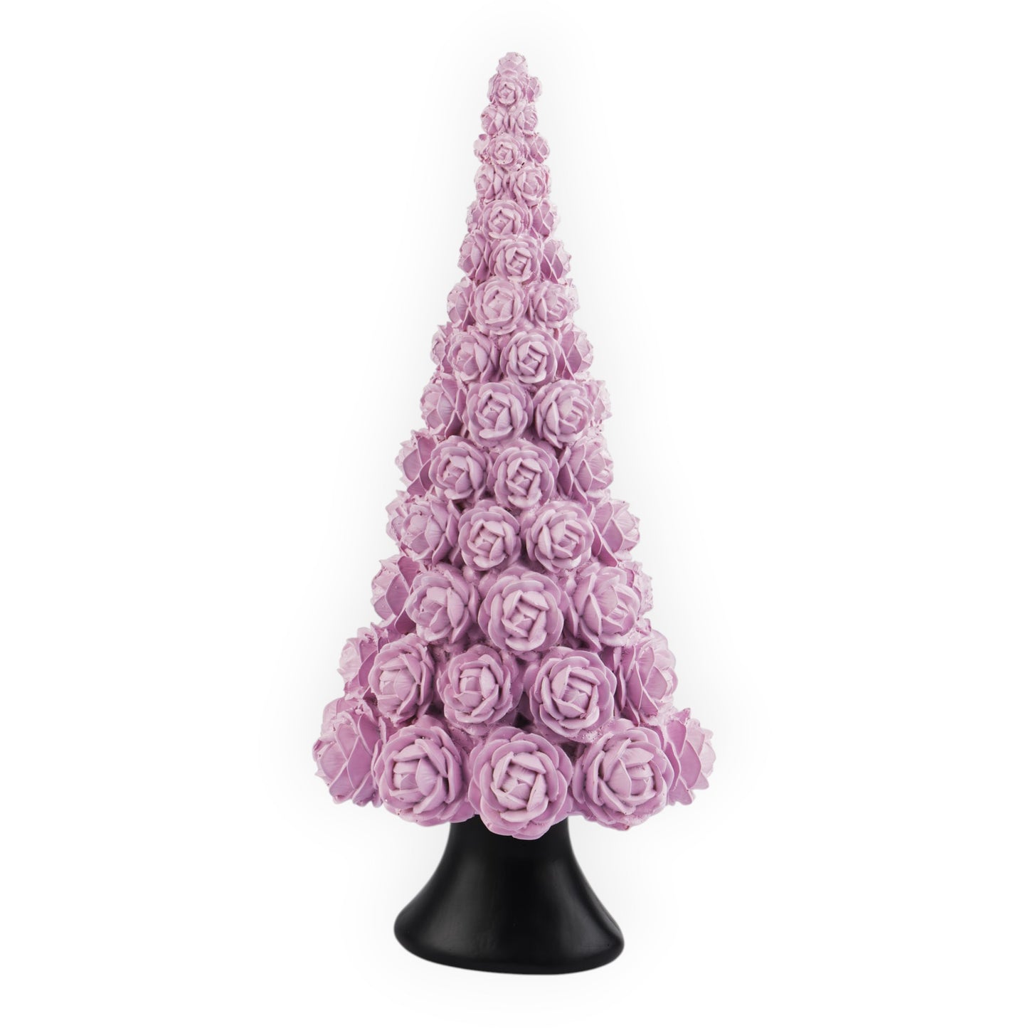 Pink & Black Rosette Tree - 36cm