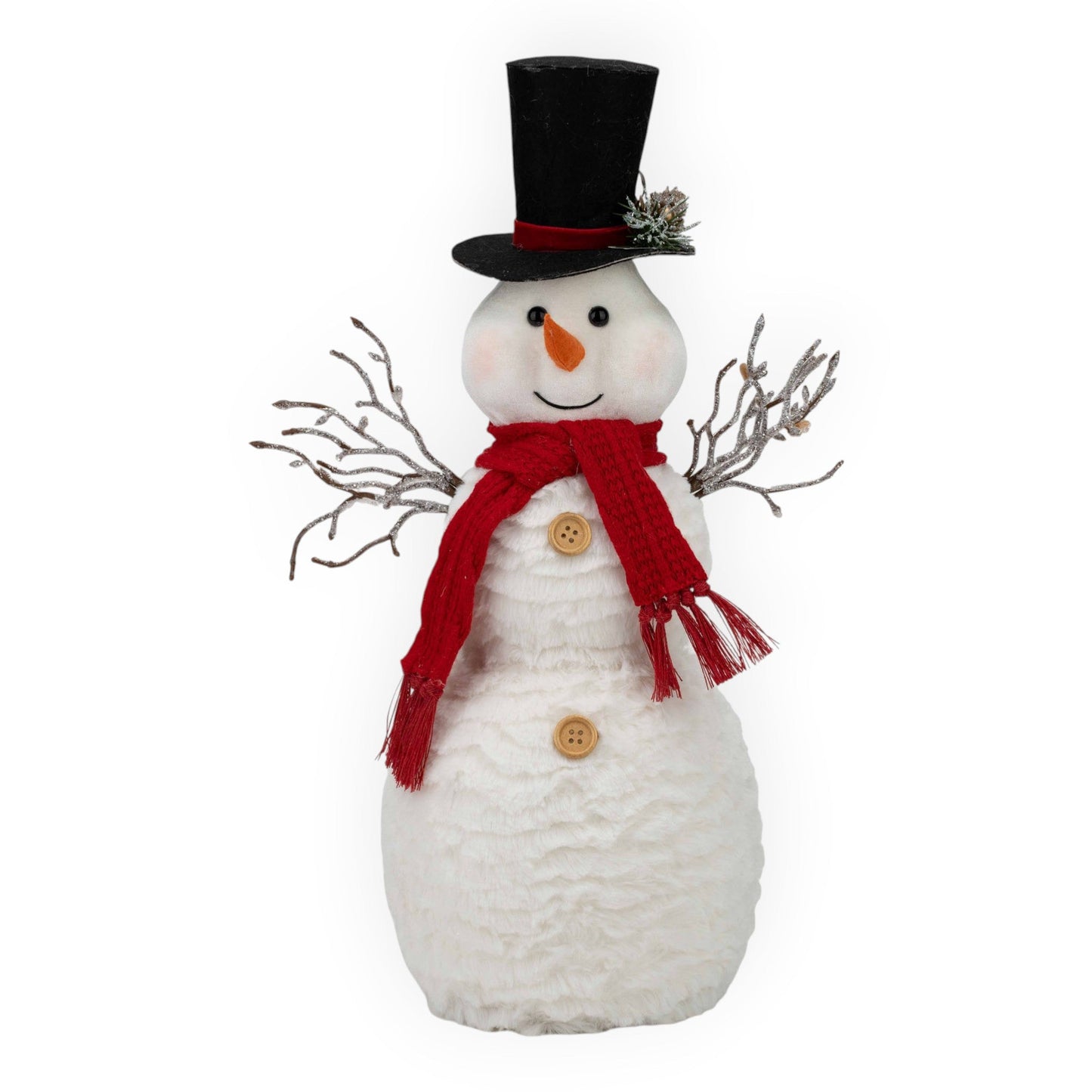 Traditional Snowman with Top Hat - 45cm