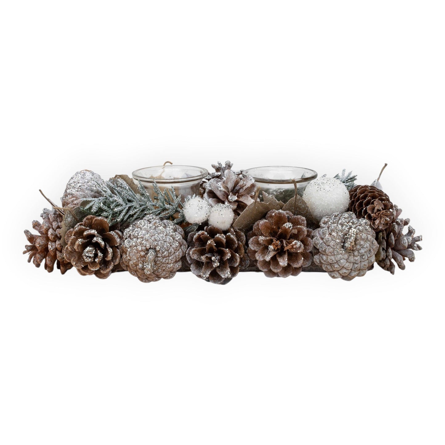 Silver Double Candle Holder