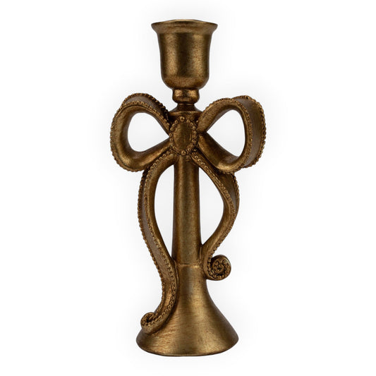 Gold Candle Holder - 21cm