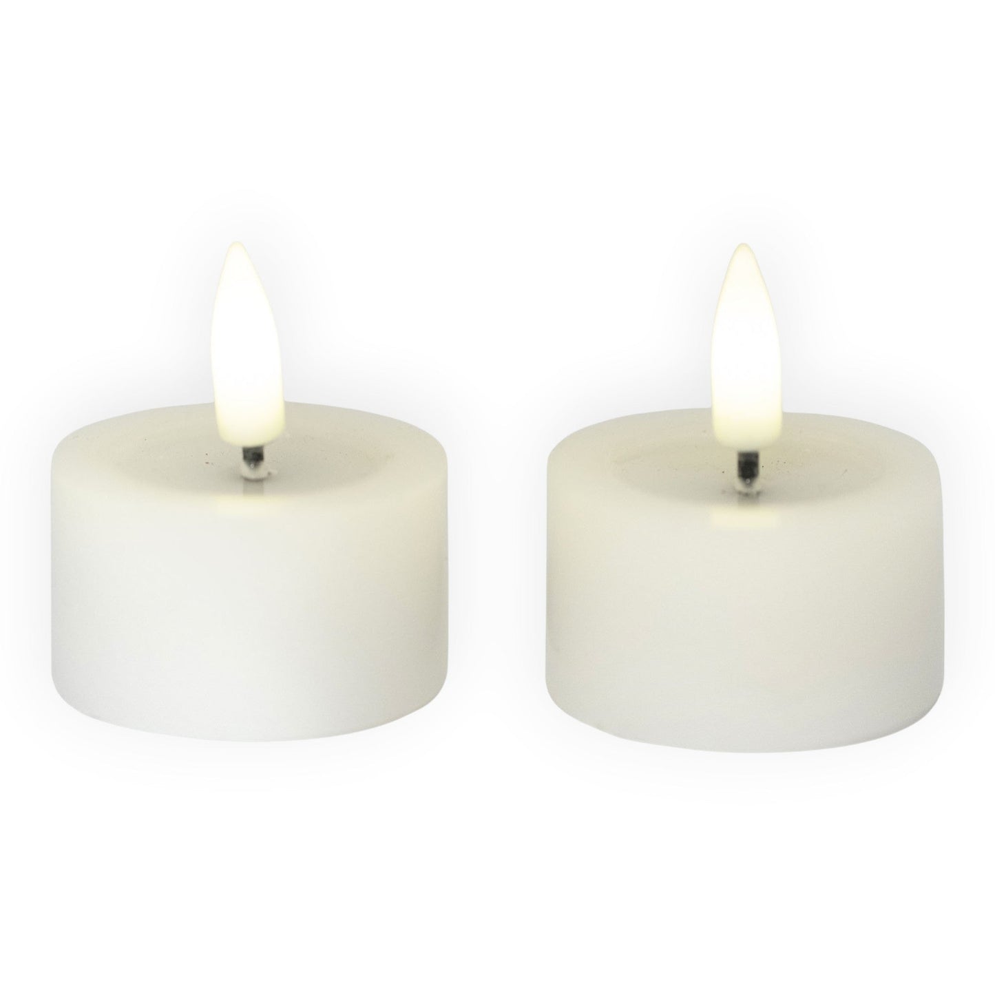 Set of 2 Tealight LED White Candle