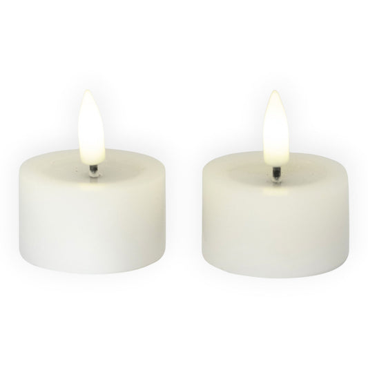 Set of 2 Tealight LED White Candle