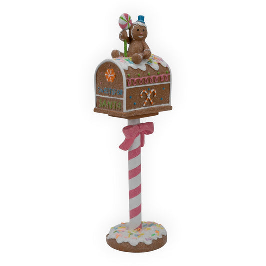 Gingerbread Candy Mail Box - 36cm