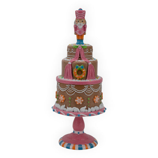 Gingerbread Candy Nutcracker 3 Tier Cake - 41cm