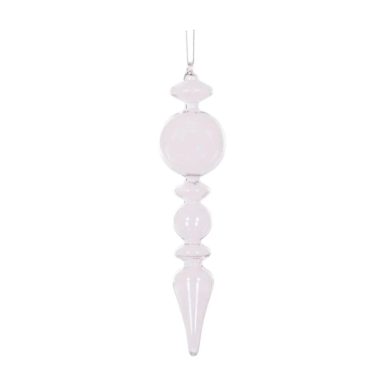 Transparent Bubbles Finial 5.8cm
