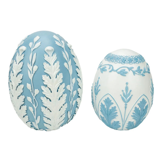 25cm Skye Blue Egg