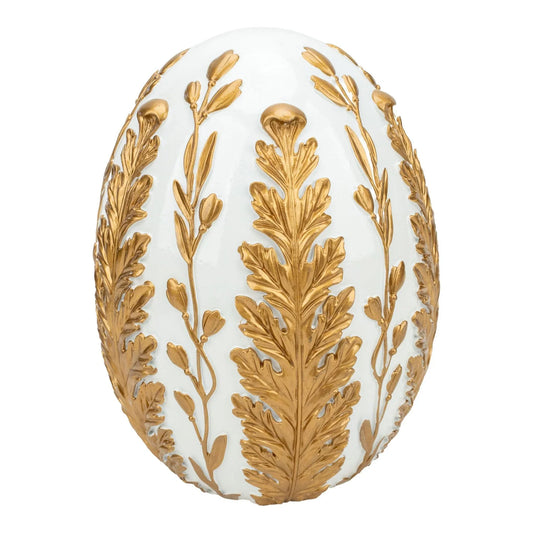 25cm Golden Ivory Egg
