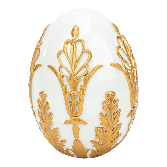 16cm Golden Ivory Egg