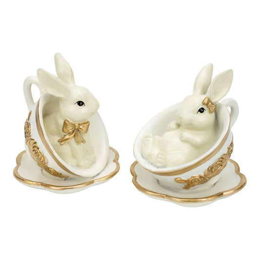 Assorted Bunny in Teacup  - Sitting or Lying