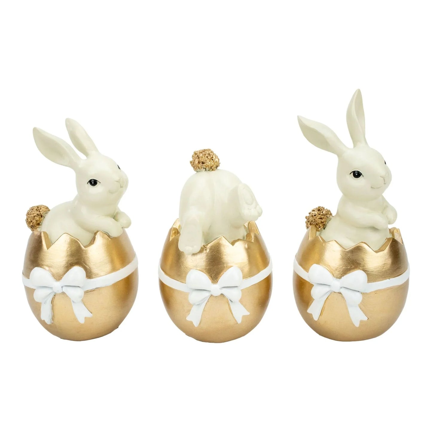 Assorted Bunny in Gold Egg - Sitting or Tail or Standing