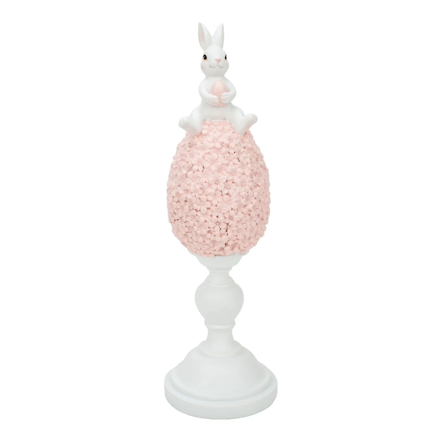30cm Bunny on Pink Floral Egg