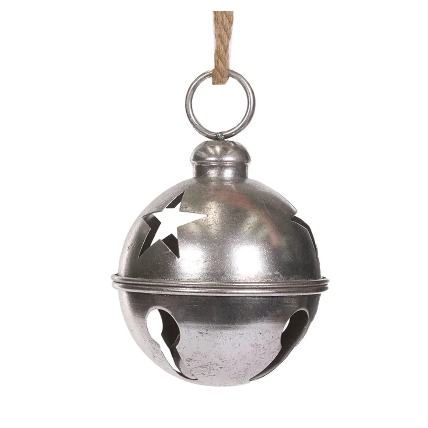 Antique Silver Bell - 16cm Diameter