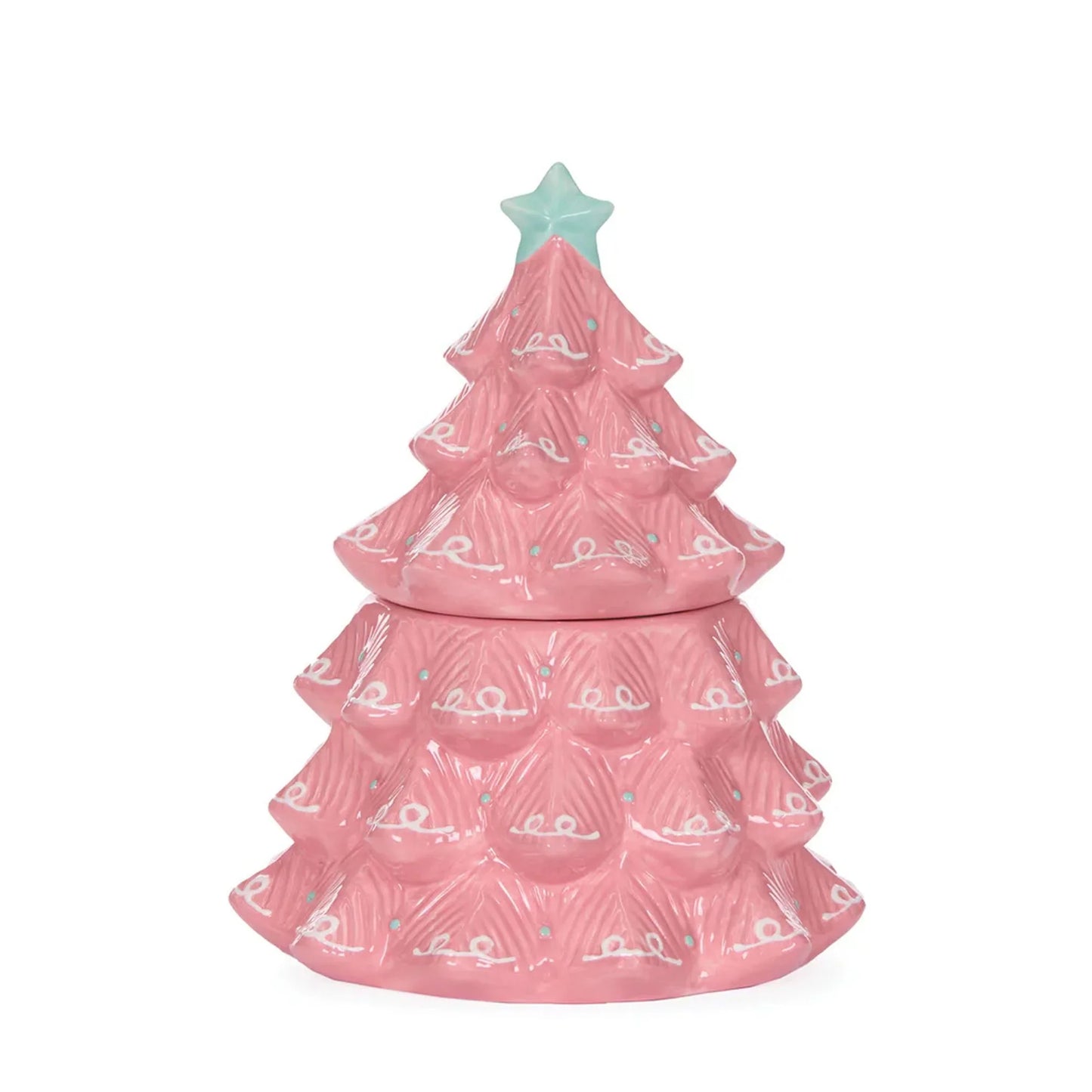 Pastel Tree Cookie Jar, Ceramic