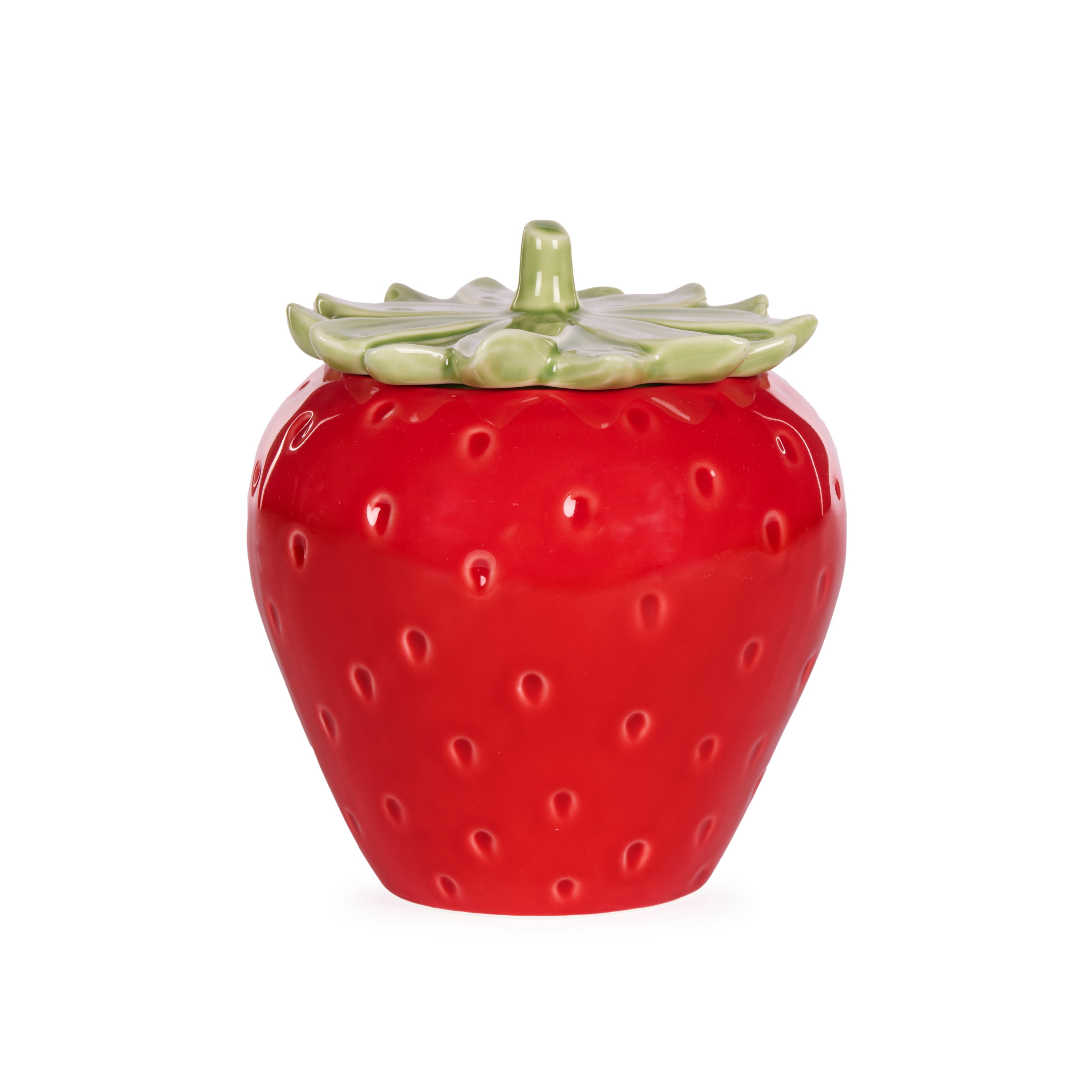 15cm Red Strawberry Canister