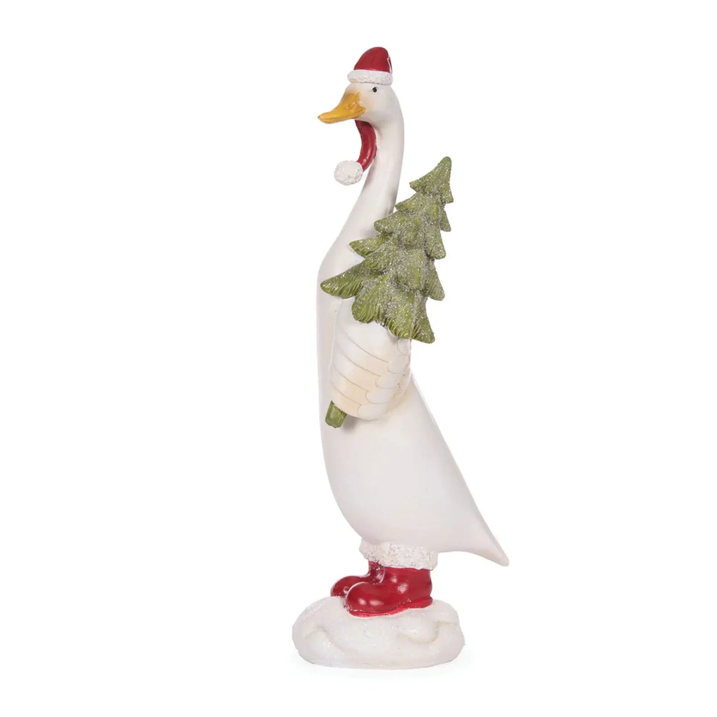 Festive Duck with a Wreath or Tree - 24.5 cm