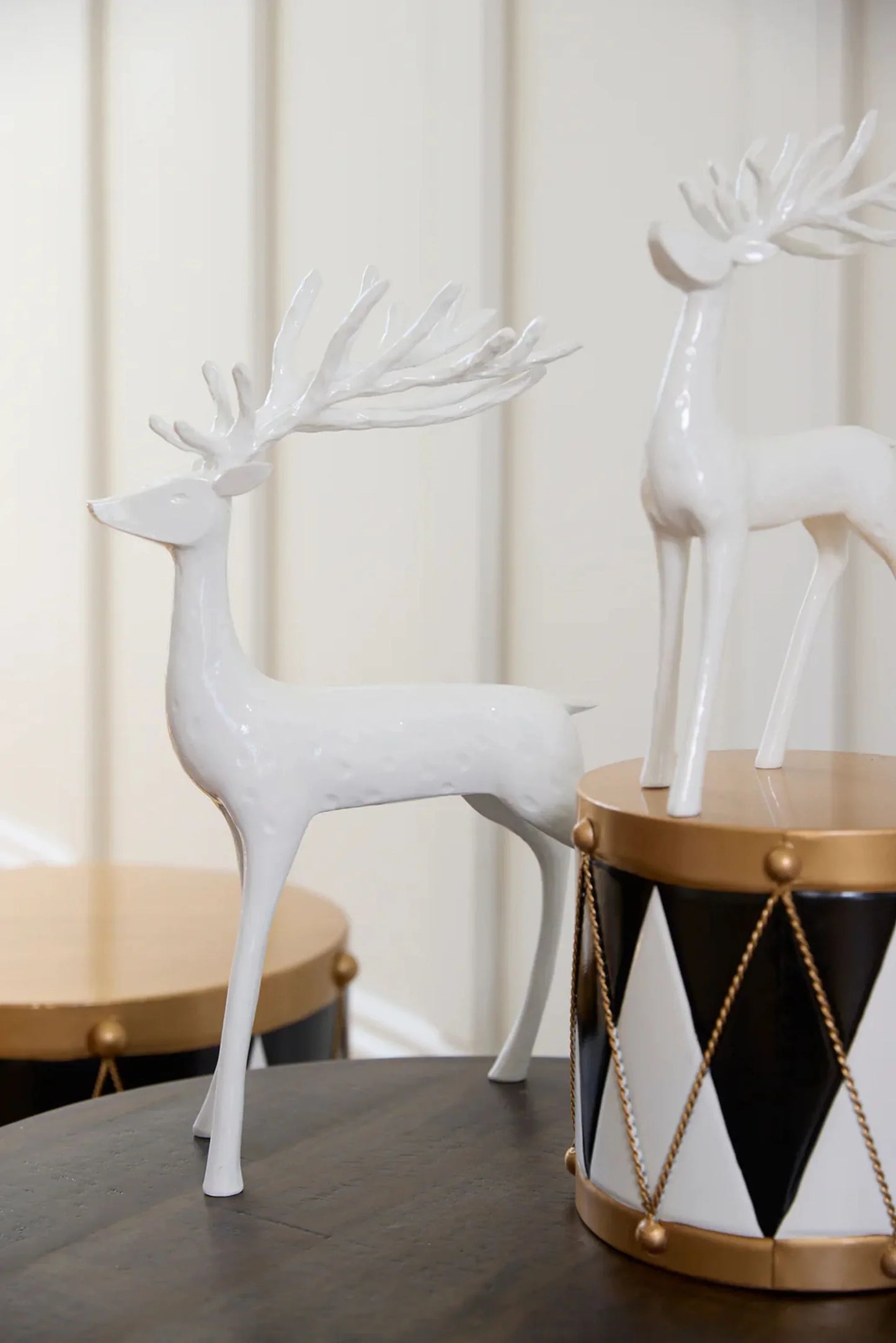 White Minimal Reindeer - 31.5 cm