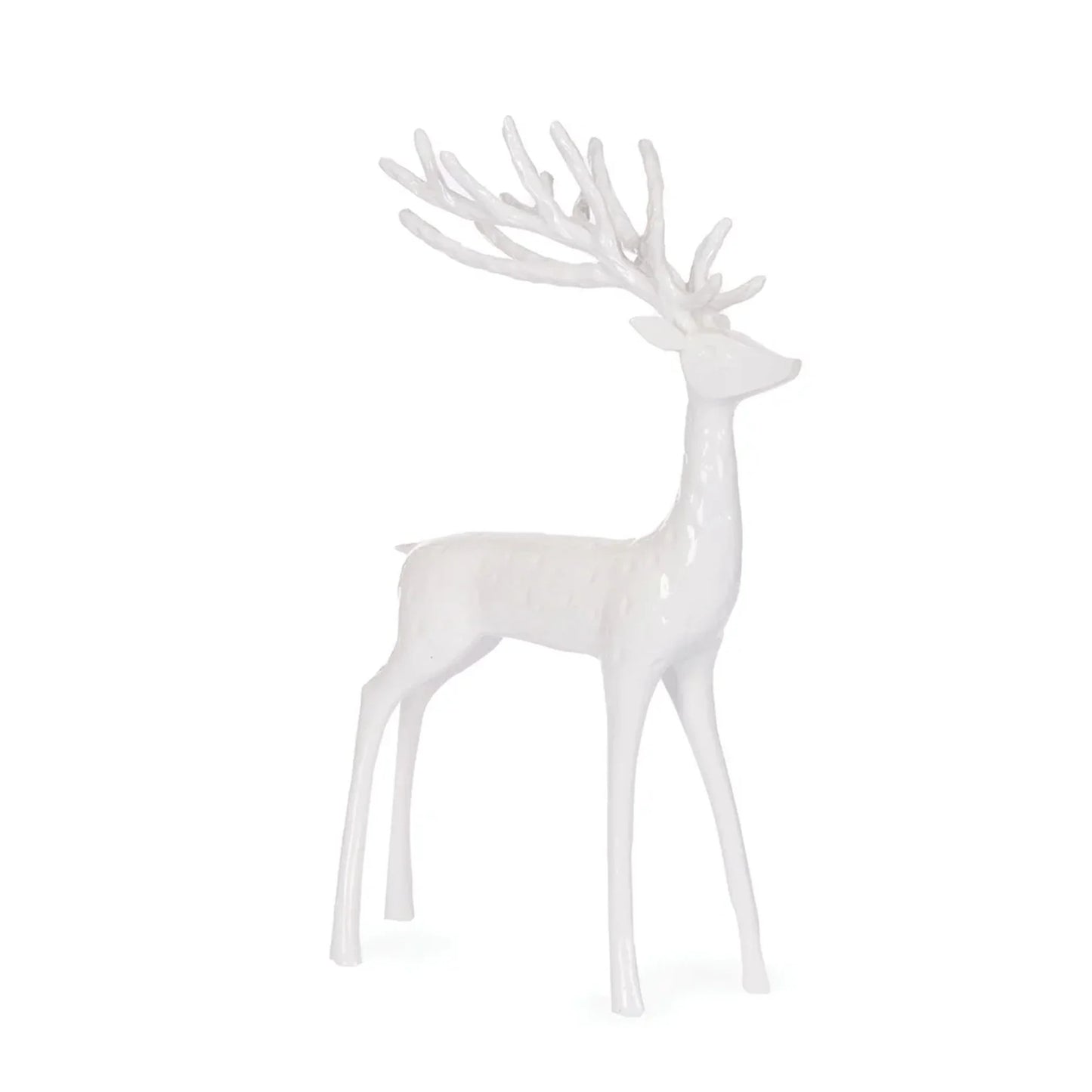 White Minimal Reindeer - 44.5cm