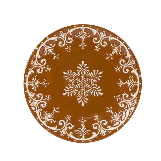 Laced Gingerbread Dinner Plate - 25.2cm