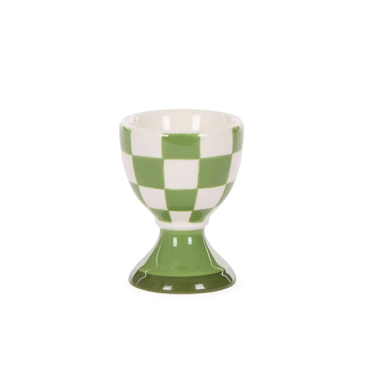 Verdant Check Egg Cup