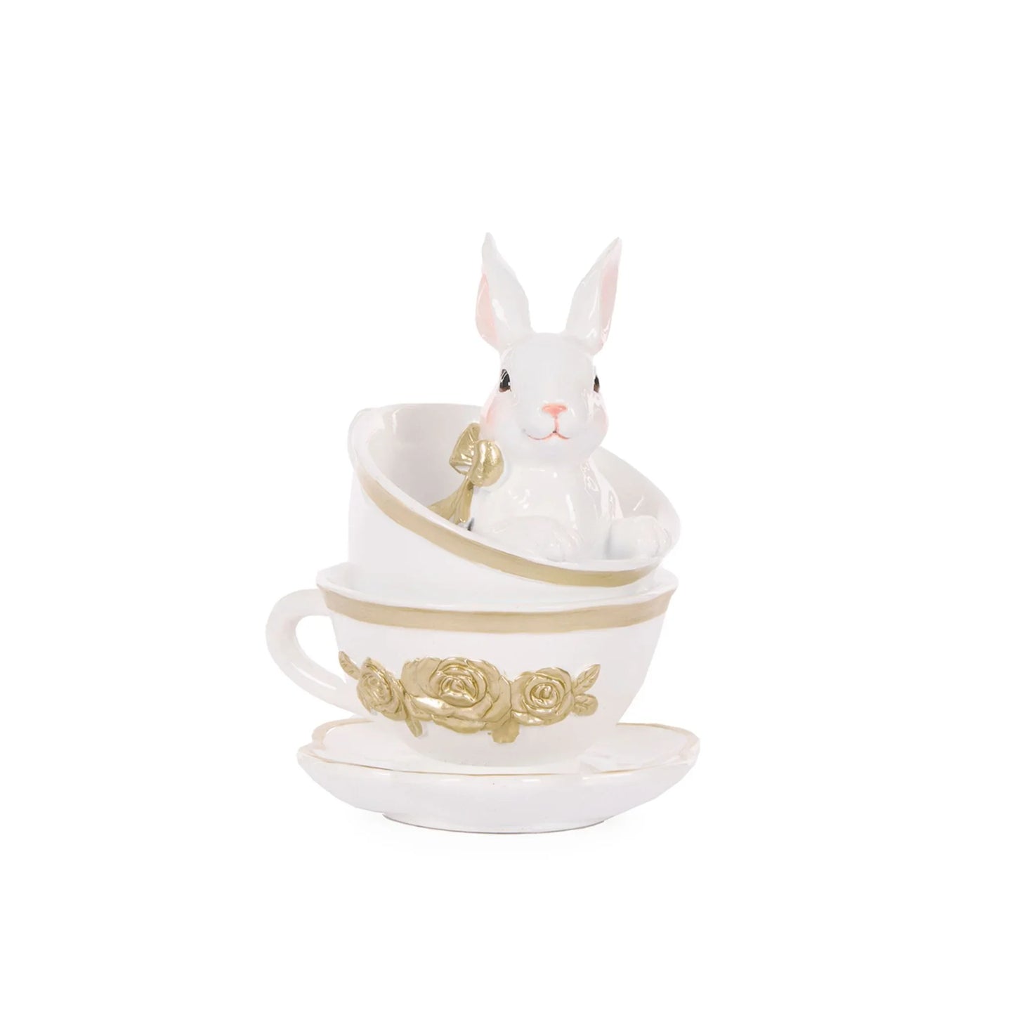 Luxe Rabbit Teacup Stack 15cm