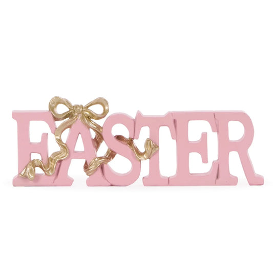 Luxe Easter Sign With Bow - 25cm