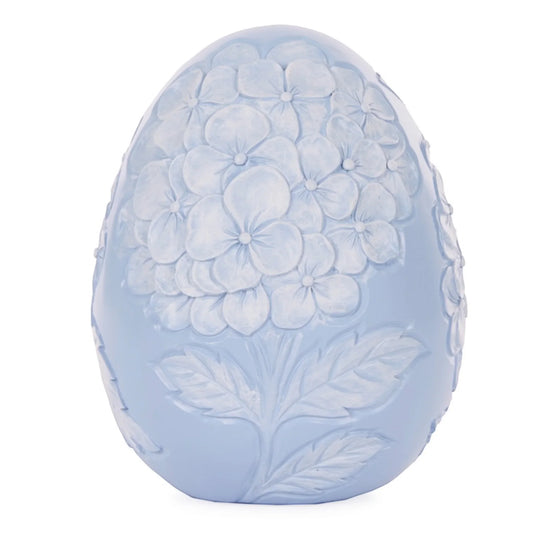 Luxe Blue Hydrangea Egg - 20cm