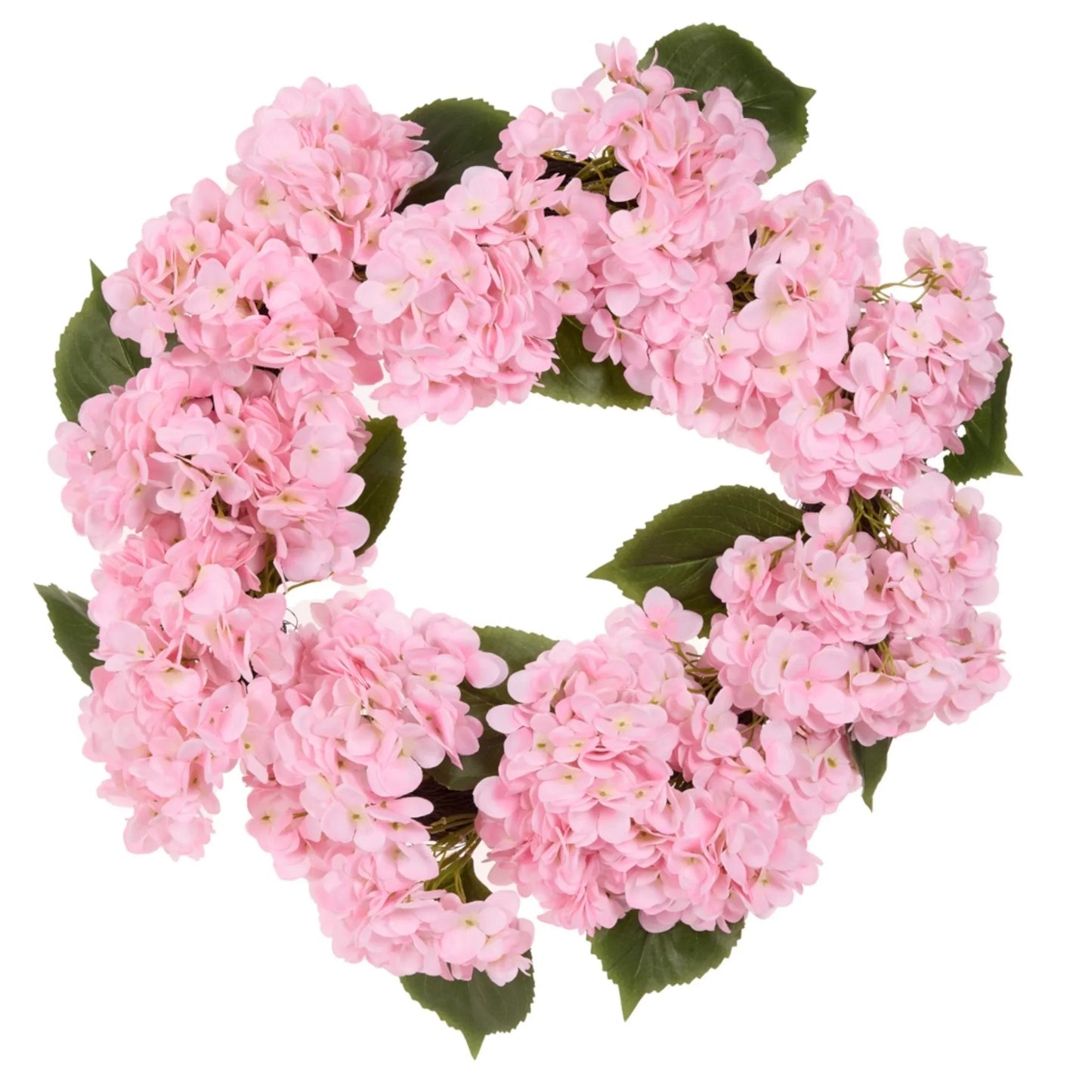 Luxe Pink Hydrangea Wreath - 60cm Diameter