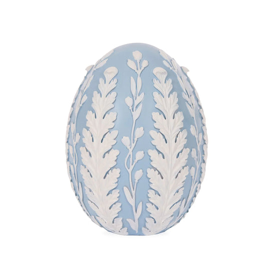 Large Blue Baroque Egg 25cm