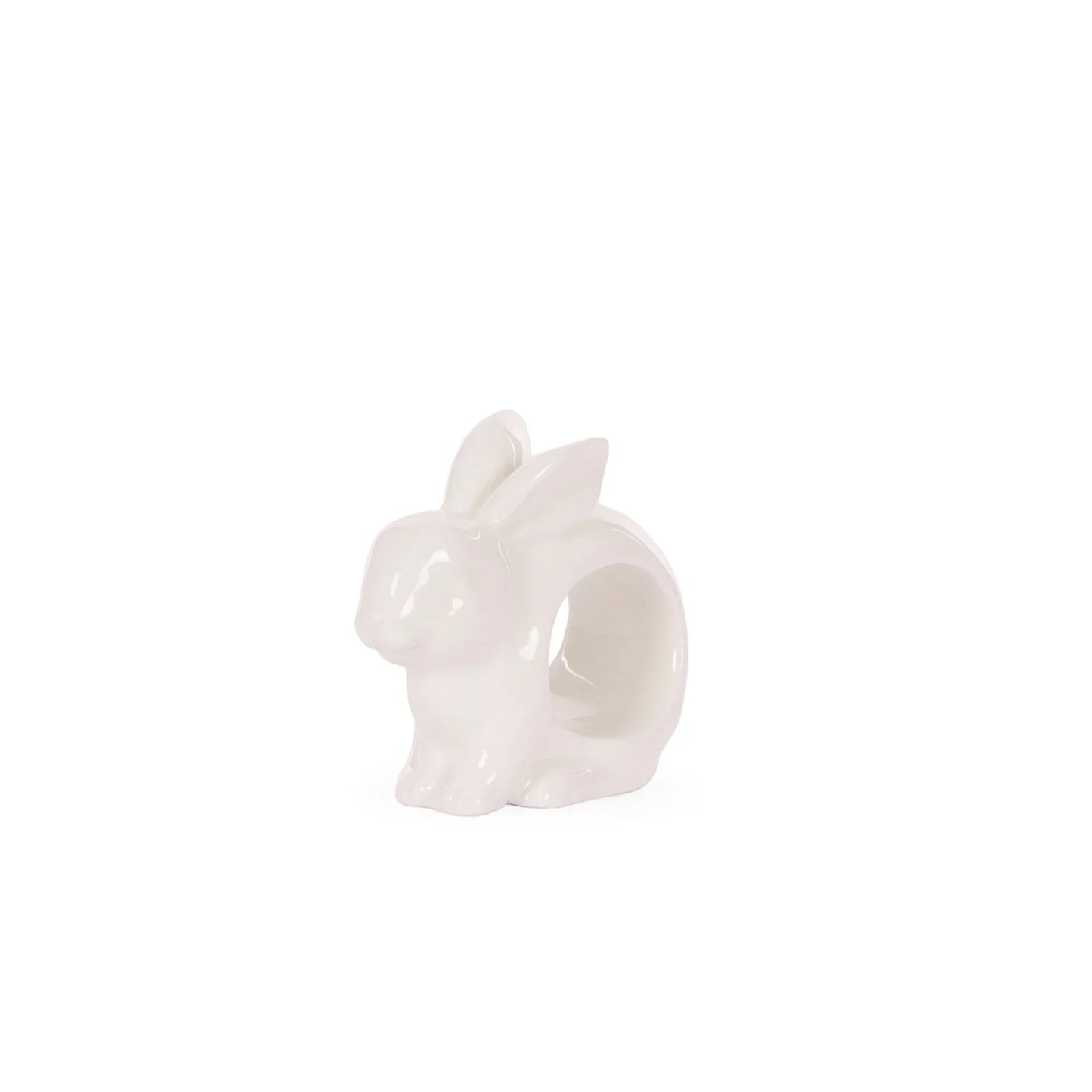 White Bunny Napkin Ring