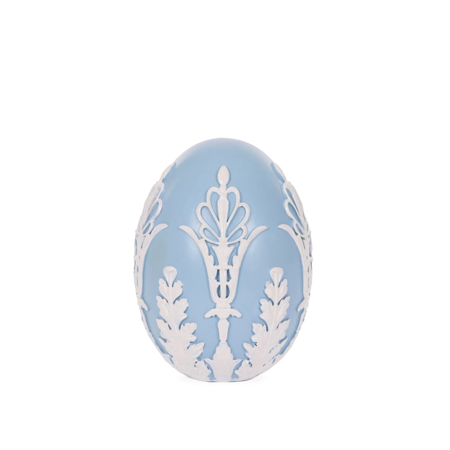Small Blue Baroque Egg 16cm