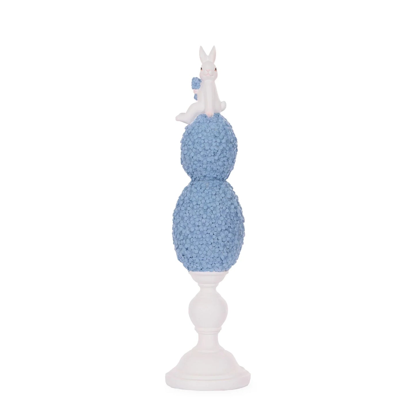 Large Blue Lapin Egg Finial 38cm