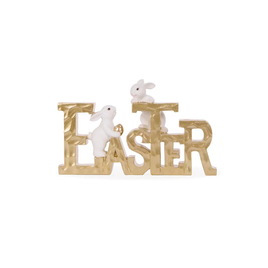 Luxe Bunnies Easter Sign 28cm