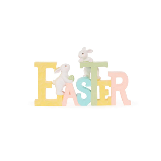 Pastel Bunnies Easter Sign 28cm