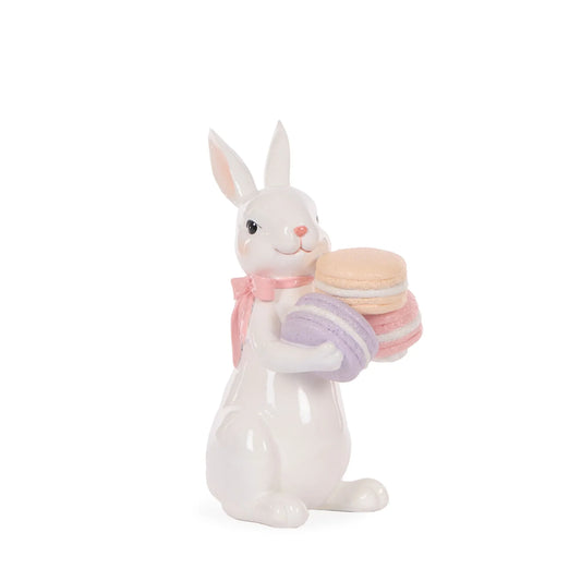 Peachy Bunny With Macarons 22cm