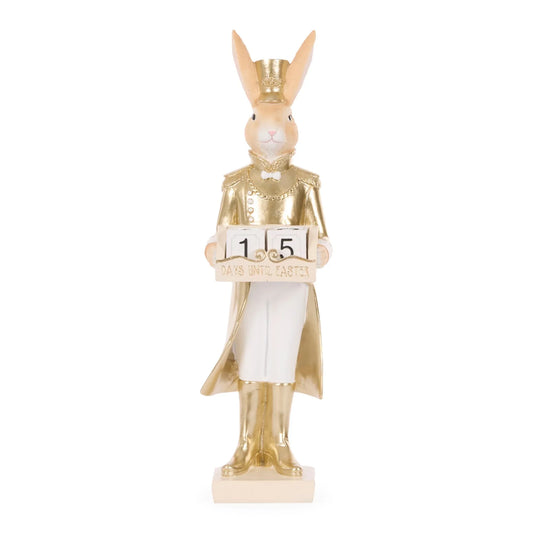 Regal Gilded Nutcracker Countdown 32cm
