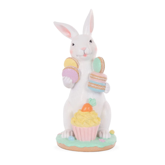 Standing Rabbit With Macarons