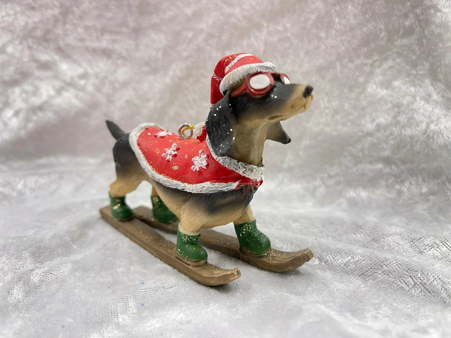 Dachshund Dog Hanging Tree Ornament.