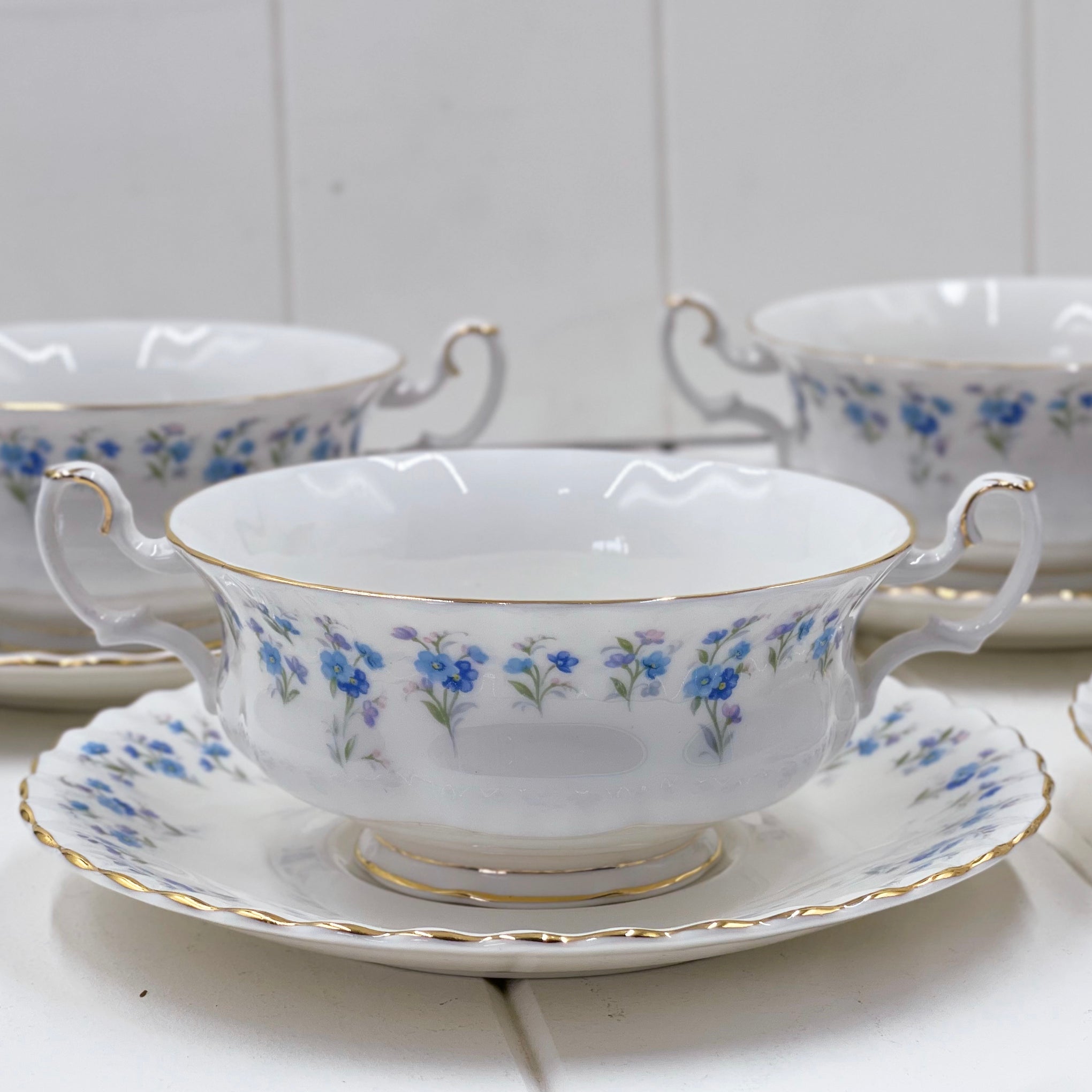 Royal Albert Vintage Memory Lane Soup Coupe