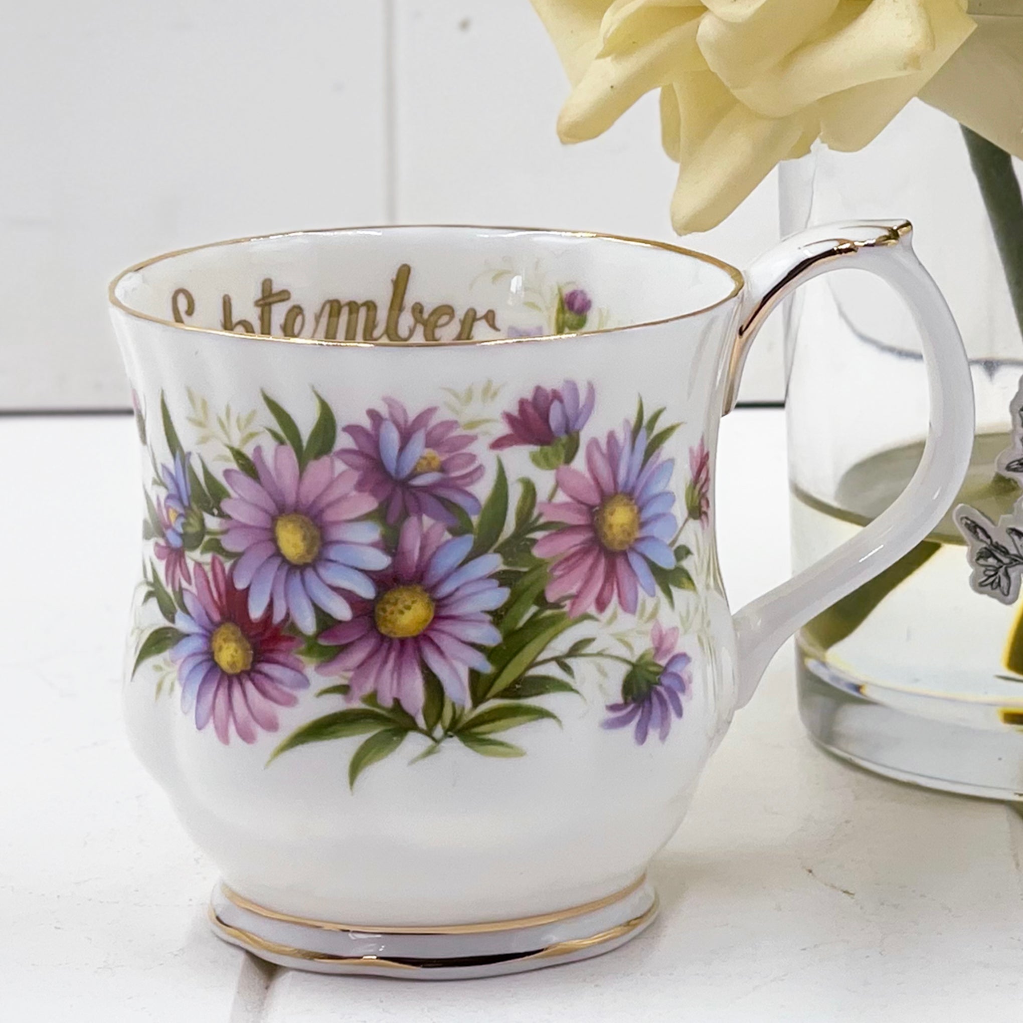 Royal Albert Vintage Flower of the Month Mug - September