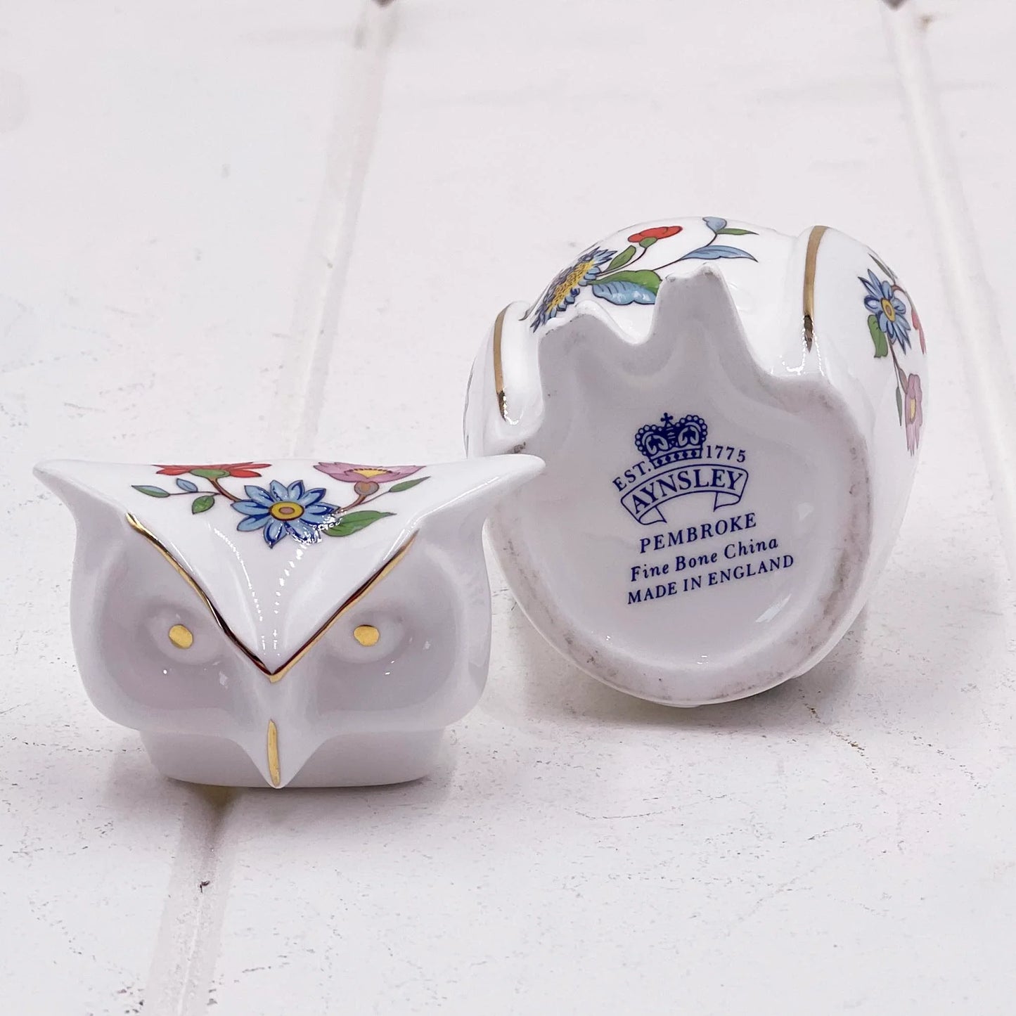 Aynsley Pembroke Owl Trinket Box
