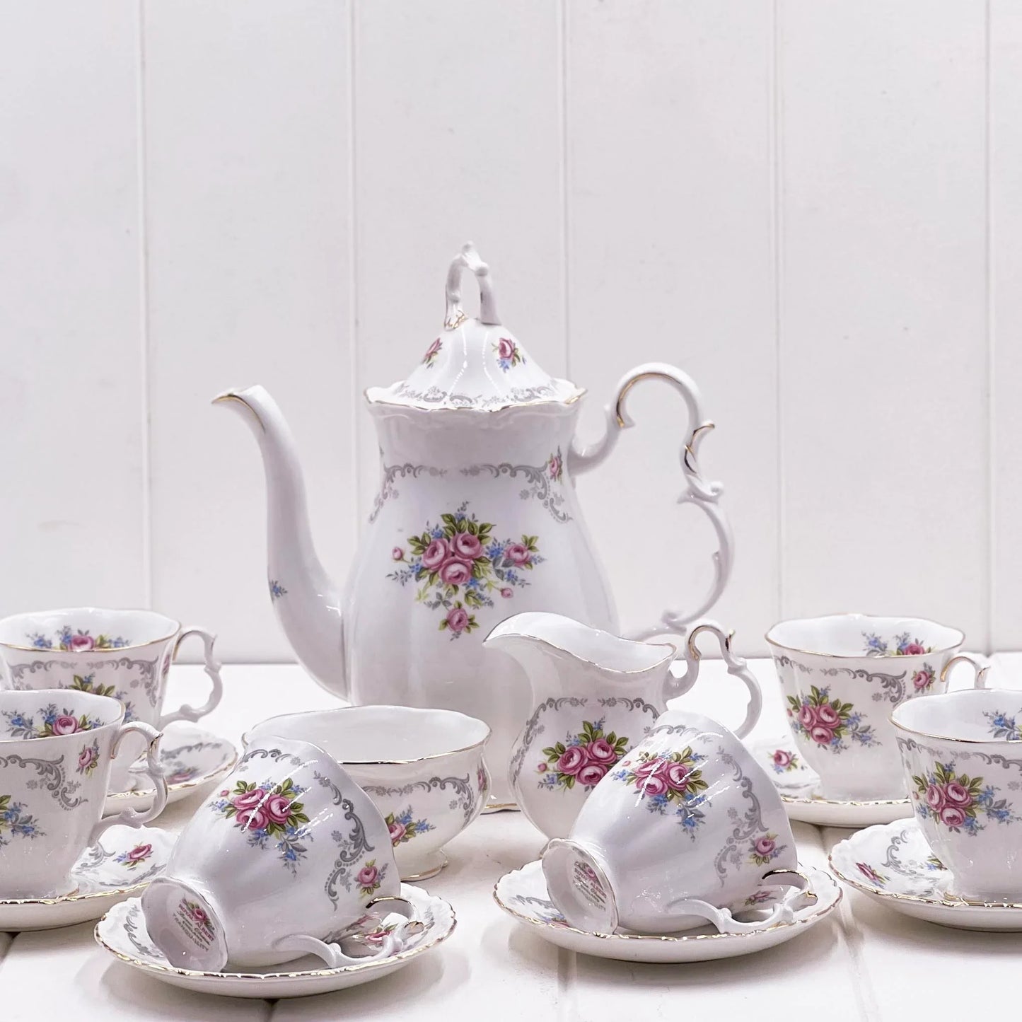 Royal Albert Vintage Tranquility Coffee Set