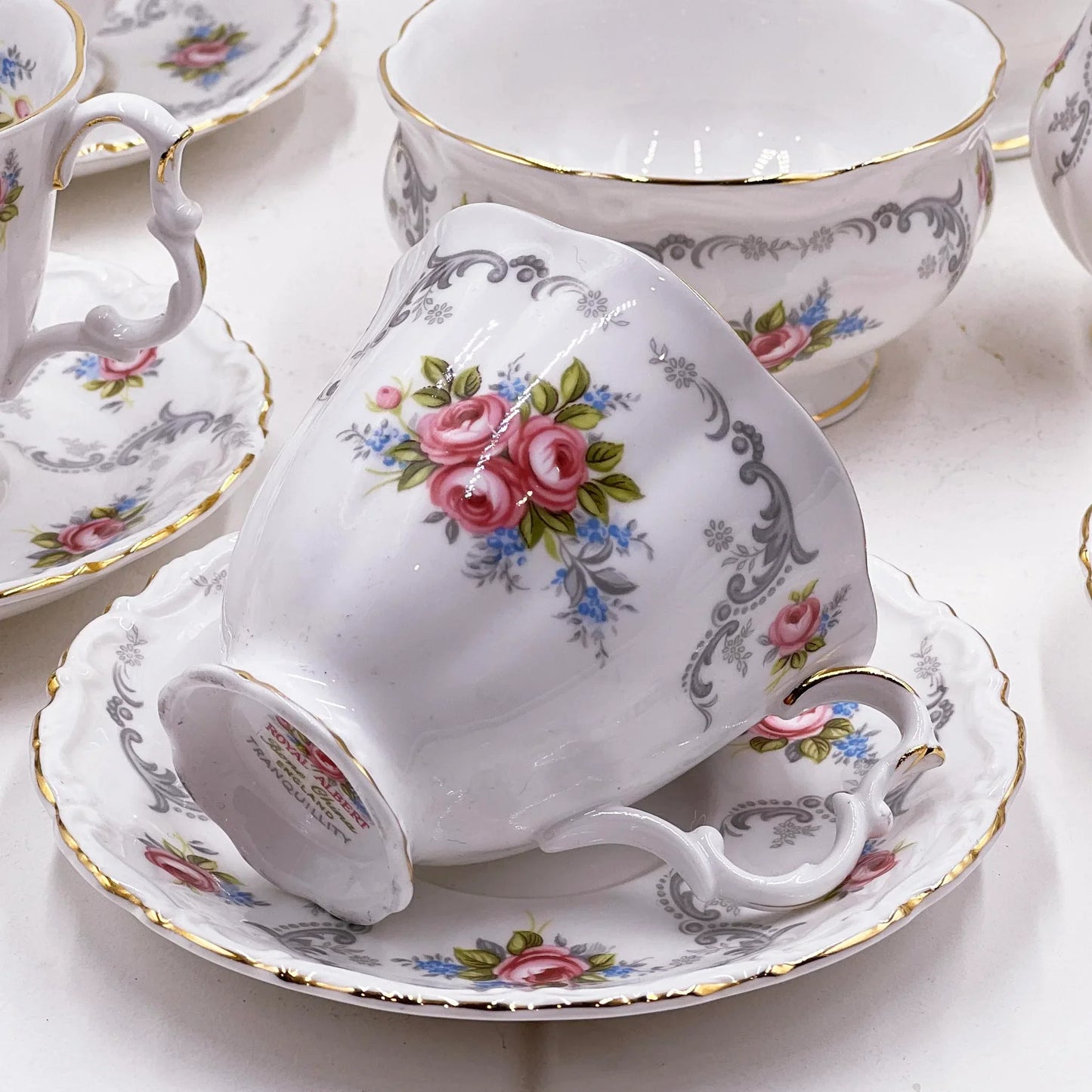 Royal Albert Vintage Tranquility Coffee Set