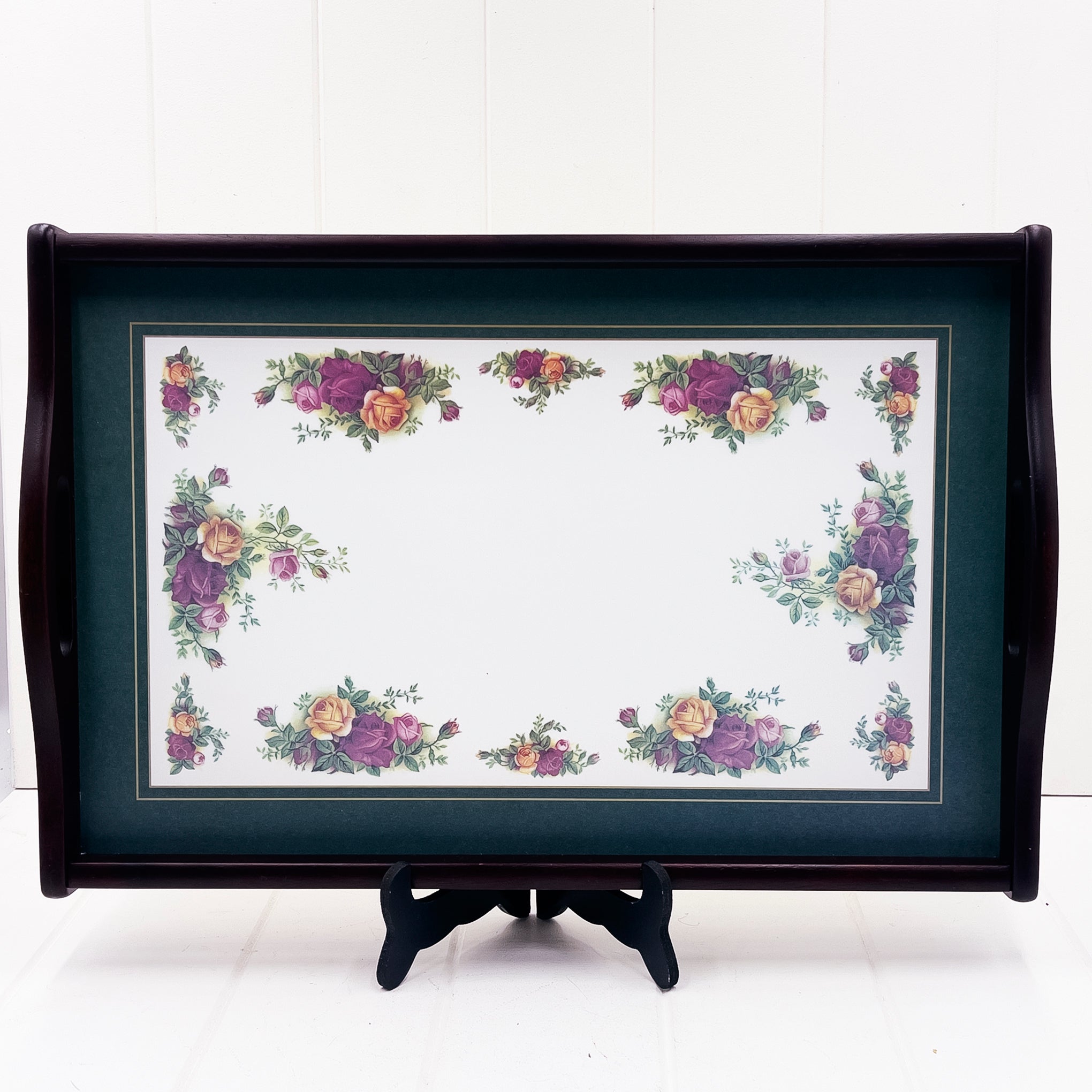 Cloverleaf Royal Albert Old Country Roses Serving Tray