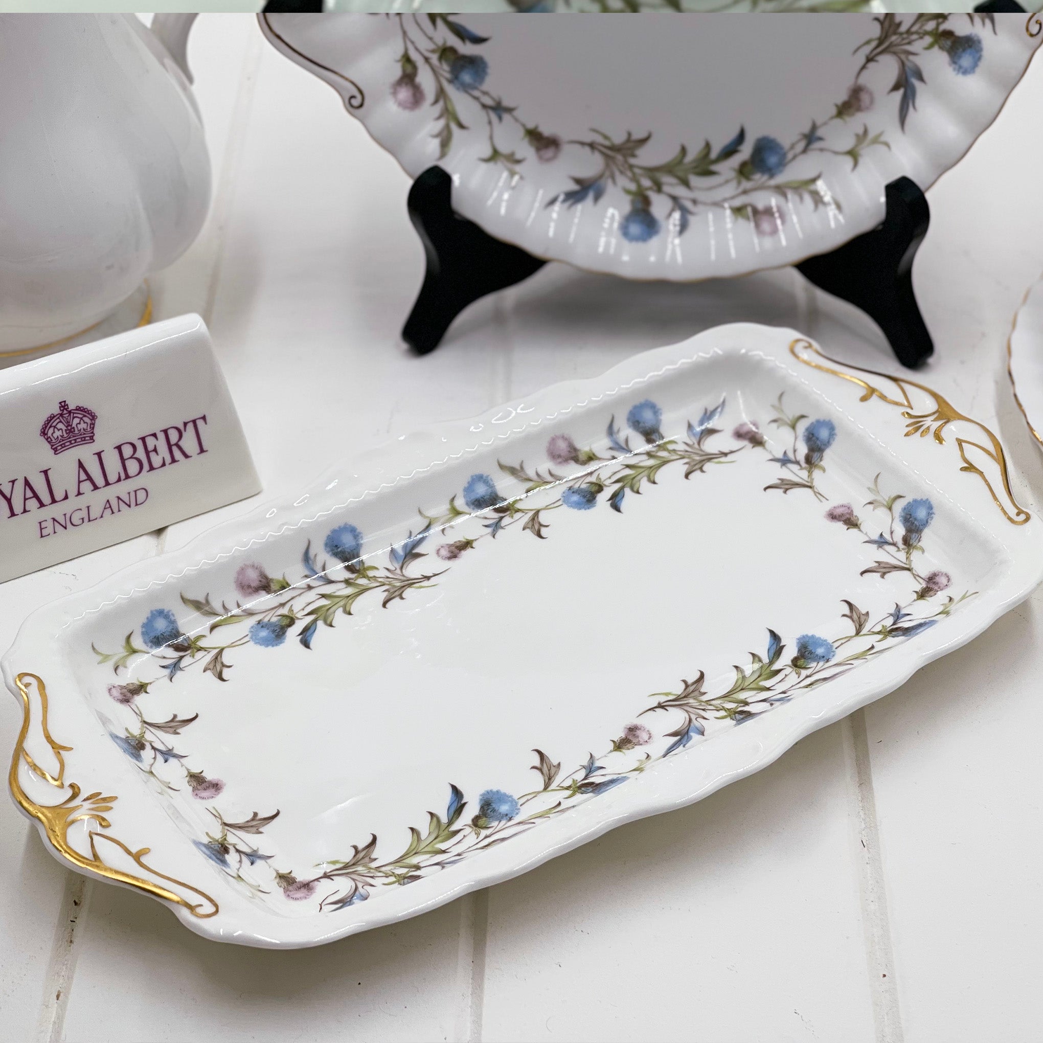 Royal Albert Vintage Brigadoon Sandwich Tray