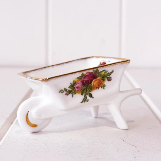 Royal Albert Old Country Roses Wheelbarrow