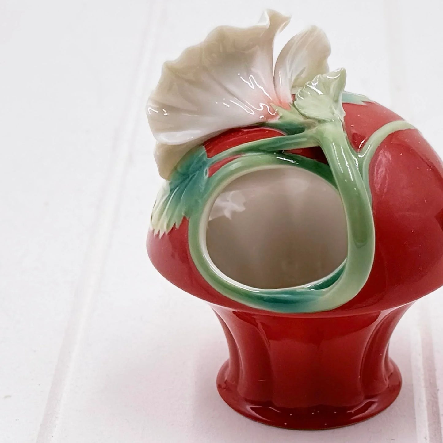 Franz Island Beauty Hibiscus Flower Porcelain Creamer