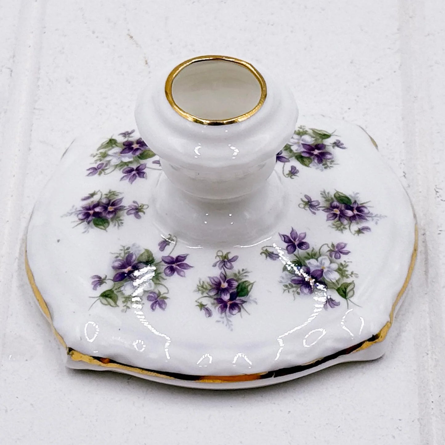 Royal Albert Vintage Sweet Violets Candle Holder