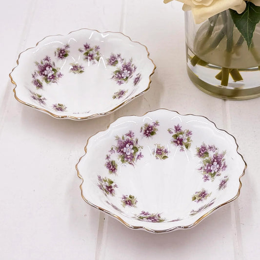 Royal Albert Vintage Sweet Violet Shell Dish