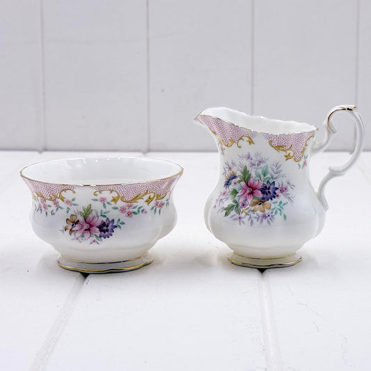 Royal Albert Serenity Small Sugar and Creamer Set